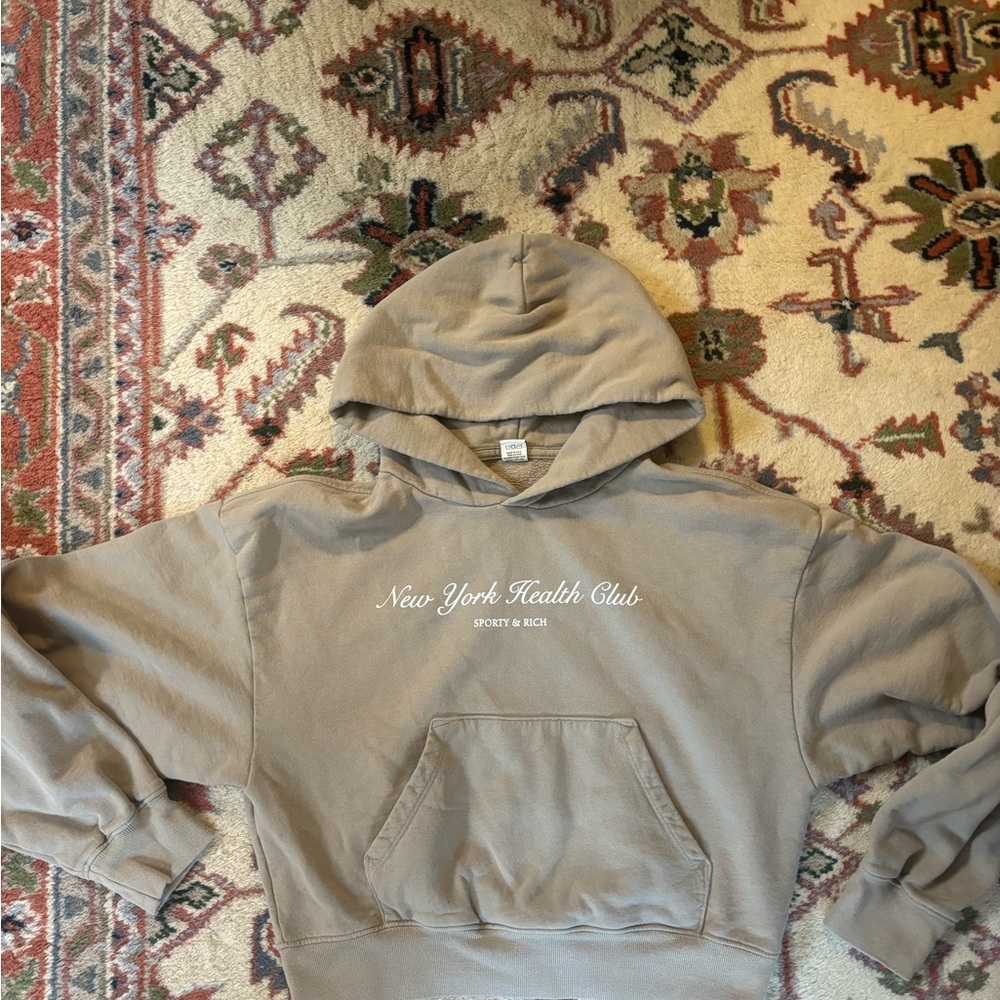 Sporty & Rich cropped hoodie Small